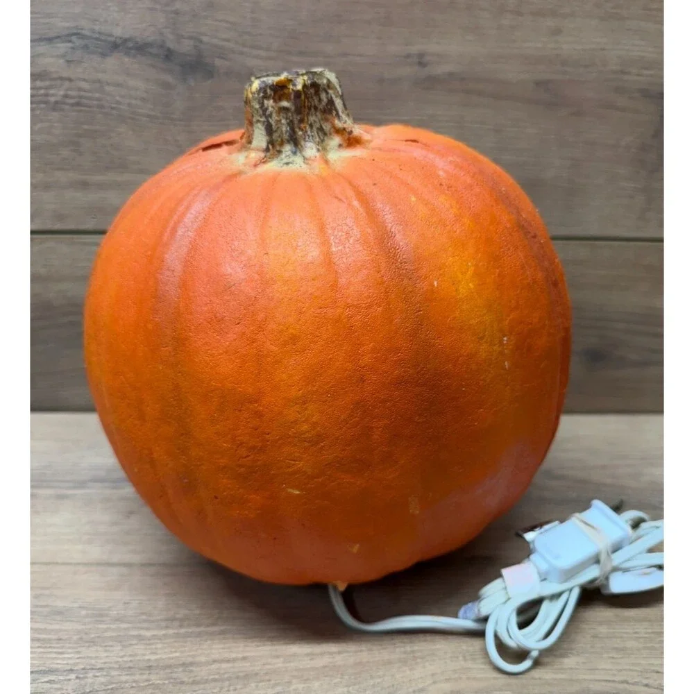 Trendmasters Light Up Foam Blow Mold Jack O Lantern Pumpkin 10